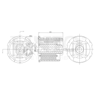 Сайлентблок задней балки UNIO RMP-20074 1441317879 N B3HZL
