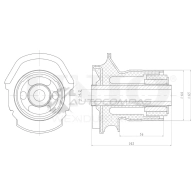 Сайлентблок задней балки UNIO 95S P9 1441317884 RMP-20447
