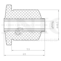 Сайлентблок задней балки UNIO 3 4DRDVG RMP-20601 1441317902