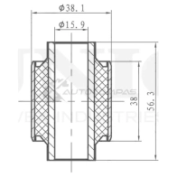 Сайлентблок задней поперечной тяги UNIO J54C RD RMP-20265 1441317923