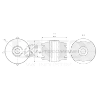 Сайлентблок задней продольной тяги UNIO RMP-20305 1441317952 JI8FY 1