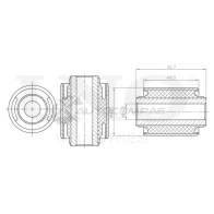 Сайлентблок задний задней цапфы UNIO O98RC BX RMP-20320 1441318006