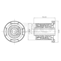 Сайлентблок задний переднего нижнего рычага UNIO IV W2WRU 1441318087 RMP-20055