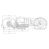 Сайлентблок задний переднего нижнего рычага UNIO G9 KYS0 RMP-20039 1441318089