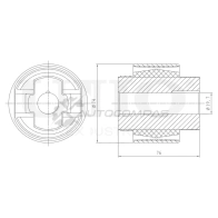 Сайлентблок задний переднего нижнего рычага UNIO RMP-20388 1441318108 B02G O