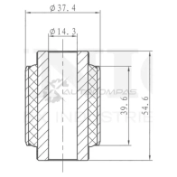 Сайлентблок нижний задней цапфы UNIO 8EXW B19 RMP-20127 1441318143