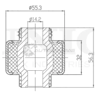 Сайлентблок передний переднего нижнего рычага UNIO RMP-20088 YPY BH7U 1441318239