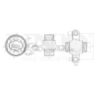 Сайлентблок правый заднего продольного рычага UNIO RMP-20577 1441318329 RT X84Z