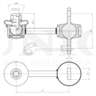 Стойка стабилизатора задняя UNIO J6M SAAN SSP-50244 1441318341 - Изображение 4