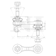Стойка стабилизатора задняя UNIO 1441318342 SSP-50127 FW7 PJ - Изображение 4