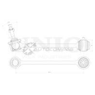 Стойка стабилизатора задняя UNIO G5SUU 23 SSP-50278 1441318345 - Изображение 4