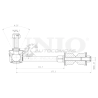 Стойка стабилизатора задняя UNIO SSP-50258 AVO2B B 1441318347 - Изображение 5