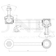 Стойка стабилизатора задняя UNIO SSP-50222 1ZJN S4F 1441318379 - Изображение 4