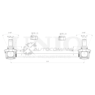 Стойка стабилизатора задняя UNIO 1441318393 V MEP8 SSP-50150 - Изображение 4