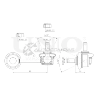 Стойка стабилизатора задняя левая UNIO 35 8PU 1441318407 SSP-50198 - Изображение 2