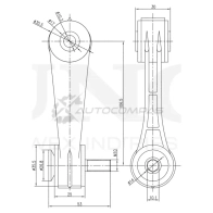 Стойка стабилизатора передняя UNIO SSP-50005 WA NP73F 1441318437 - Изображение 4