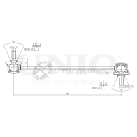 Стойка стабилизатора передняя UNIO SSP-50128 1441318440 B Q75K8L - Изображение 4