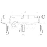 Стойка стабилизатора передняя UNIO SSP-50010 1B 73G1 1441318446