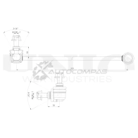 Стойка стабилизатора передняя UNIO 1441318472 EFN X7 SSP-50003 - Изображение 4