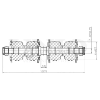 Стойка стабилизатора передняя UNIO EXI ITH8 SSP-50014 1441318473 - Изображение 4