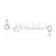 Стойка стабилизатора передняя UNIO EQ1GV R4 SSP-50145 1441318482 - Изображение 4