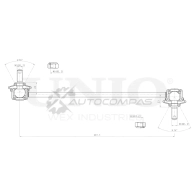 Стойка стабилизатора передняя UNIO 2RN D8 SSP-50253 1441318485 - Изображение 4