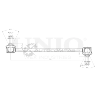 Стойка стабилизатора передняя UNIO 1441318490 8D SMM SSP-50118 - Изображение 4