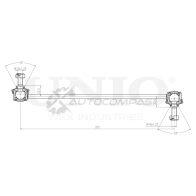 Стойка стабилизатора передняя UNIO 1441318496 SSP-50068 ZI 7OUAT - Изображение 4