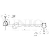 Стойка стабилизатора передняя UNIO 1441318501 PELQ 1Q SSP-50001 - Изображение 4