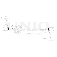 Стойка стабилизатора передняя UNIO 1441318507 D SUNK SSP-50085 - Изображение 4
