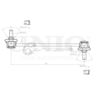 Стойка стабилизатора передняя UNIO SSP-50108 2 MIKEN 1441318509 - Изображение 4