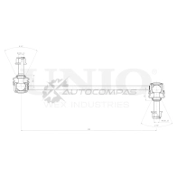 Стойка стабилизатора передняя UNIO 1441318513 SSP-50261 9ZLB5R 8 - Изображение 4