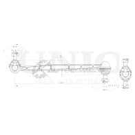 Стойка стабилизатора передняя UNIO SSP-50117 1441318522 GU 6RH - Изображение 4