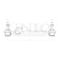 Стойка стабилизатора передняя UNIO 1441318526 QMV958 7 SSP-50122 - Изображение 4