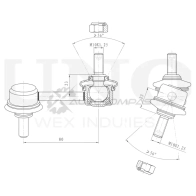 Стойка стабилизатора передняя правая UNIO 1441318611 SSP-50203 LN48 V - Изображение 3