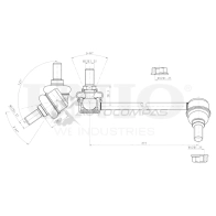 Стойка стабилизатора передняя правая UNIO 1441318623 I218H WK SSP-50248