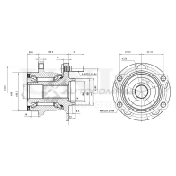 Ступица задняя (с ABS) UNIO V3HI FC HUB-20044 1441318710
