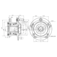 Ступица задняя (с ABS) UNIO HUB-20090 7FN6 Y 1441318759