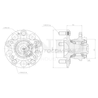 Ступица задняя (с ABS) UNIO 85 S86 HUB-20163 1441318762