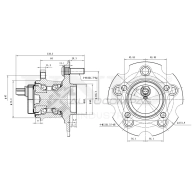 Ступица задняя (с ABS) UNIO 1441318764 HUB-20295 DOKT 9Y