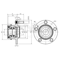 Ступица задняя (с ABS) UNIO 9 MUNH 1441318767 HUB-20225
