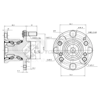 Ступица задняя (с ABS) UNIO HUB-20294 1441318769 WG37 PE