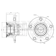 Ступица задняя (с ABS) UNIO W V1GTWE 1441318771 HUB-20029