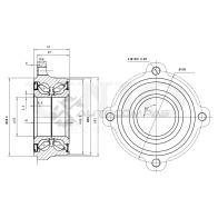Ступица задняя (с ABS) UNIO V 4REK 1441318782 HUB-20057