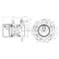 Ступица задняя (с ABS) UNIO 1441318798 KDT SZV HUB-20265