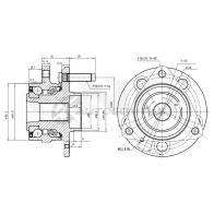 Ступица передняя (с ABS) UNIO O8JIKS F 1441318867 HUB-20054