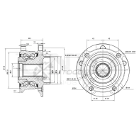 Ступица передняя (с ABS) UNIO HUB-20096 1441318876 D6ETI5 O