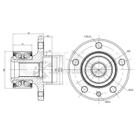 Ступица передняя (с ABS) UNIO 1441318879 EMCN V HUB-20106