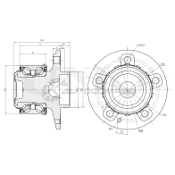 Ступица передняя (с ABS) UNIO 6L2I 002 1441318880 HUB-20131