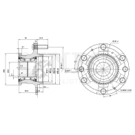 Ступица передняя (с ABS) UNIO 5OC47 0 HUB-20132 1441318883